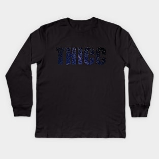 Thicc Galaxy Kids Long Sleeve T-Shirt